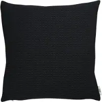 Røros Tweed - Vega Kissen, 50 x 50 cm, schwarz