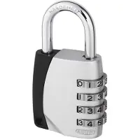 ABUS 155/40 6.5 Mm Combination Padlock Weiß