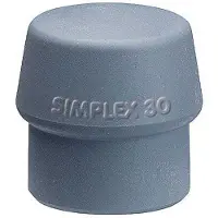 HALDER SIMPLEX 3203060 Einsatz, TPE-MID, grau, 60 mm