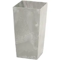 Prosperplast 7.2l Urbi Square Beton Effect Collection 17x17x32.5 Cm Blumentopf
