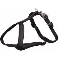 Trixie Premium Y-Geschirr - schwarz - 55-70 cm/20 mm