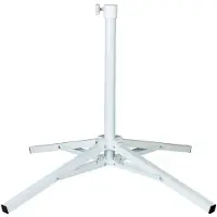 Aktive 4-beiniger Klappfuß Für Sonnenschirm Weiß 65 x 65 x 60 cm Weiß 65 x 65 x 60 cm