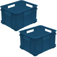 Keeeper Collection Eco Bruno 43l Storage Box 2 Units Blau