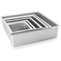 Ibili Extra Hohe Gerade Quadratische Form 12.50x10 Cm