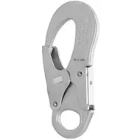 Singing Rock Steel Small Snap Hook Grau
