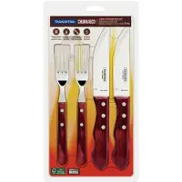 Tramontina Besteckset Jumbo Rot (4-teilig)