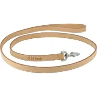 Diego & Louna Natural Leather Dogs Strap Golden 150 cm