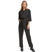 Scotch & Soda Damen Jumpsuits Beaded Collar Jumpsuit - Zwart - Größe 40