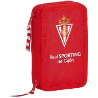 Safta Sporting Gijon Small Double Filled Mäppchen