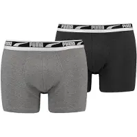 Puma Herren Unterhose MEN MULTI LOGO BOXER 2P