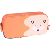 Milan 3-zip Fun Animals Special Series Mäppchen Orange Mann Orange One Size