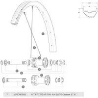 Mavic Xa Elite Carbon Felge