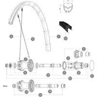 Mavic Crossmax Pro Tubeless Offset Hinterradfelge