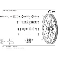 Sram Hintere Lagerachse ZM1