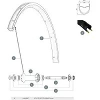 Mavic Allroad Elite Ust Ub 2018 Front Speichen 9 Einheiten