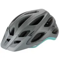 Ges Fahrradhelm Trail für Mountainbike, mit verlängerter Hinterkopf-Abdeckung, Grau, Größe M