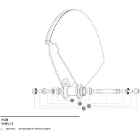 Mavic Comete Track Unterlegscheibe
