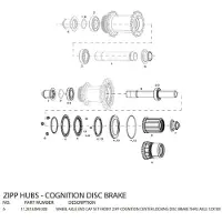 Zipp Endkappen Für Cognition Disc Vorderradnaben