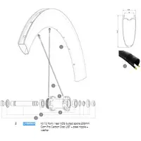 Mavic Comete Pro Carbon Disc Tdf Linke Speichen 12 Einheiten