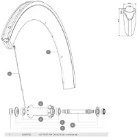 Mavic Cxr Elite Vorderradfelge