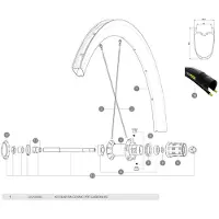 Mavic Cosmic Pro Carbon Ust Rear Felge