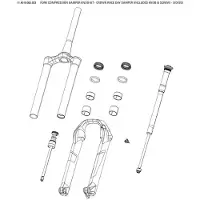 RockShox Kompressionsradsatz Crown Race Day Damper Sid/Sid Sl2021