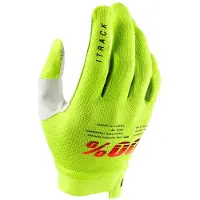 100% iTrack Handschuhe fluo gelb L