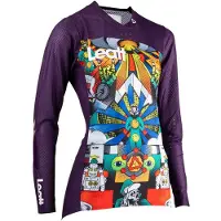 Leatt Gravity 4.0 Langarm Enduro Trikot Mehrfarbig S Frau Mehrfarbig S