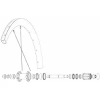 Mavic Kit 12 Rear Nds Cosmic Slr 40 Rb Speichen