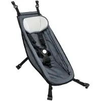 Croozer Babysitz für alle Kid & Kid Plus ab 2014 + Kraams Modelle, Farbe:Graphite Blue