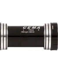 Cema Bottom Bracket Bbright46 Interlock Black