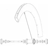 Mavic Kit 12 Front/rear Nds Com Pro Carbon Ust Speichen