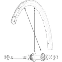 Mavic Ksyrium 30 Disc Speichen 12 Einheiten