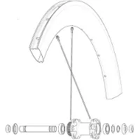Mavic Kit 2 Front/rear Comete Pro Carbon Ust Speichen