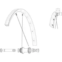 Mavic Kit 12 Front/rear Allroad Sl Road Speichen