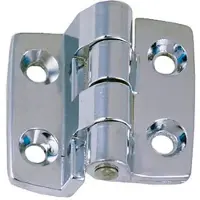 Goldenship Scharnier Aus Edelstahl 2 Einheiten Silber 38 x 35 x 2 x 10 mm Silber 38 x 35 x 2 x 10 mm