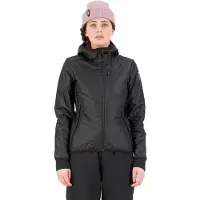 Mons Royale Womens Neve Wool Insulation Hoody black XS