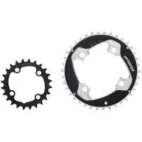 Fsa MTB Kettenblatt SL-K/Afterburner 96 mm x 38 Zähne Schwarz - 4-Arm ABS.
