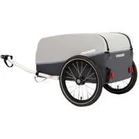 Croozer | Cargo Kalle Fahrradanhänger / Transportwagen | Steingrau