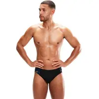 Speedo Badehose TECH PNL 7CM BRF AM BLACK/BLUE