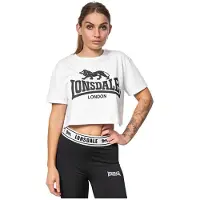 Lonsdale Gutch Common Cropped Kurzarm-t-shirt