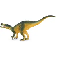 Safari dinosaurier Suchomimus junior 20 cm Gummi grün/gelb