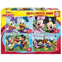 Educa -Multi 4 En 1 Junior Mickey, Minnie En Vrienden