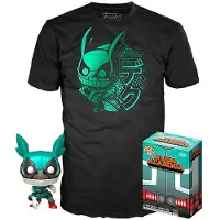 Funko POP! Pop! My Hero Academia Und Kurzarm-t-shirt Deku Mit Helm Mehrfarbig XL Mehrfarbig XL