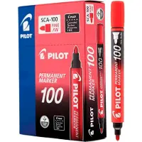 Pilot Permanent Marker 100 Textmarker 1 St. Feine Spitze Rot