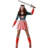 Atosa Heroe American Comic Damenkostüm