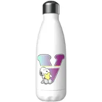 Snoopy Edelstahl Personalisierte Flasche Mit Dem Buchstaben V 550ml