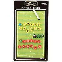 Softee Trainingsmappe Diamant für Fußballtrainer, magnetisch, löschbar, mit Chips