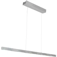 Steinhauer - Pendelleuchte - Bloc - Stahl - Glas Metall - Designleuchte - LED - 3296ST