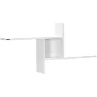 Kalune Design | Wandregal Raffa Weiß Spanplatte 100x18x50 cm | NADUVI
